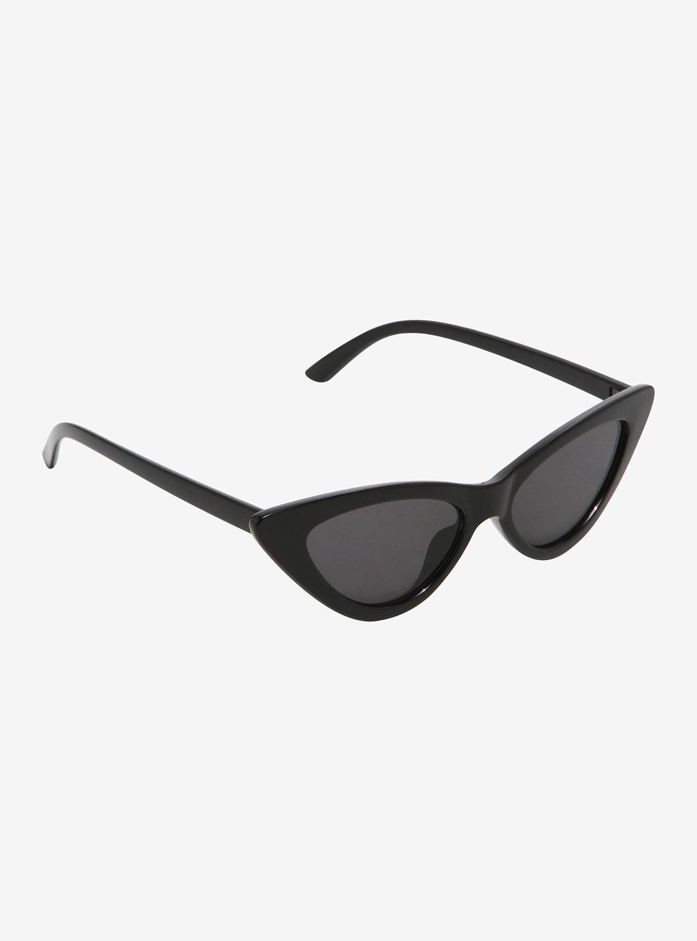 Black Cat Eye Sunglasses, , hi-res