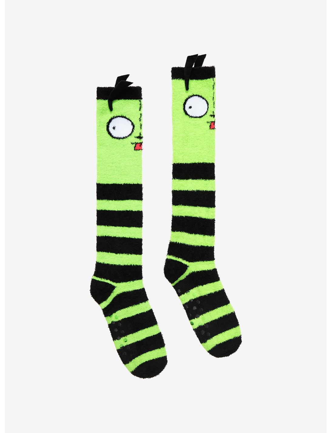 Invader Zim GIR Cozy Knee-High Socks | Hot Topic Invader Zim GIR Cozy Knee-High Socks | Hot Topic