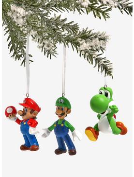 Hallmark Nintendo Super Mario Ornament Set, , hi-res