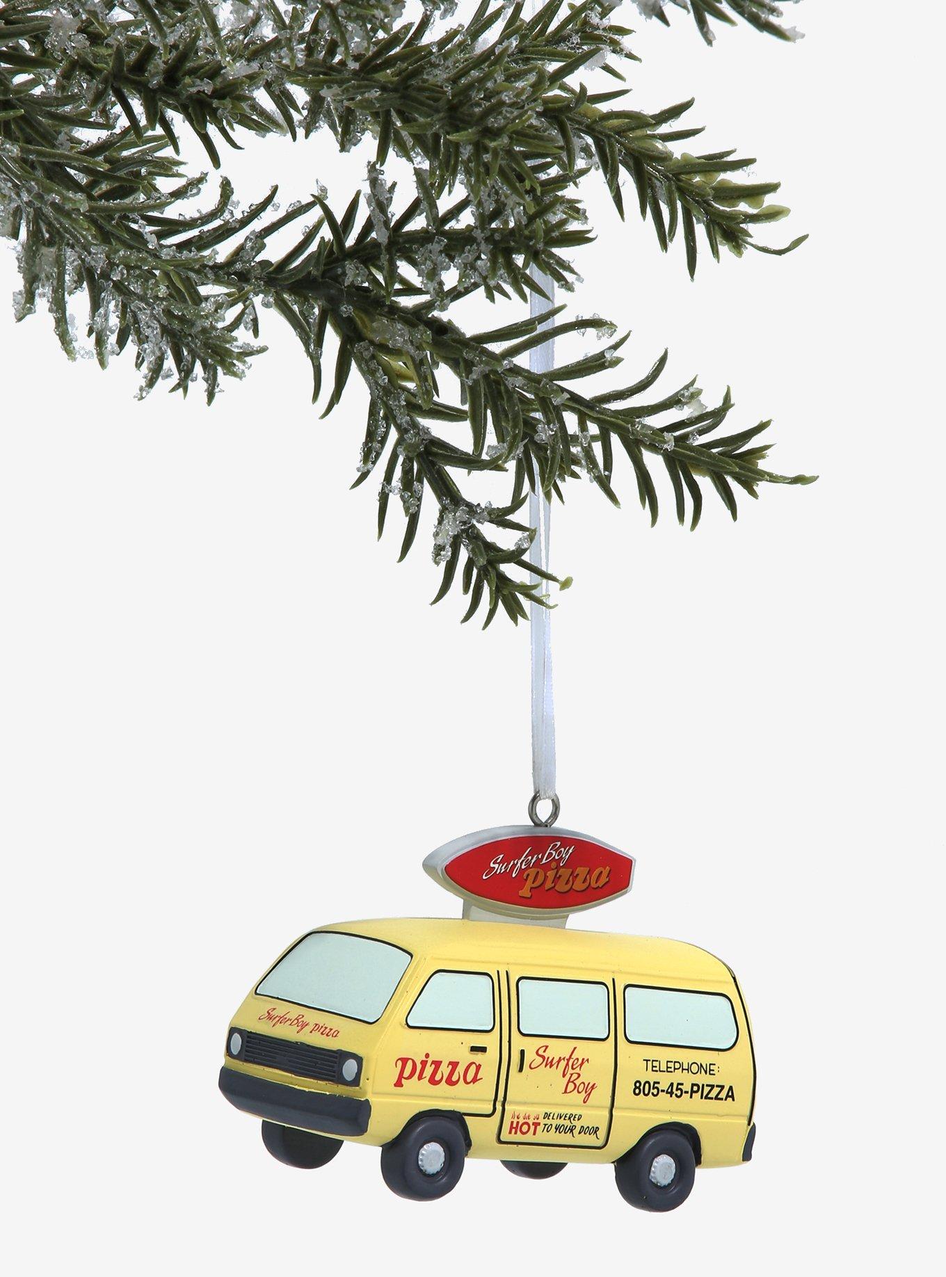 Hallmark Stranger Things Surfer Boy Pizza Van Ornament, , hi-res