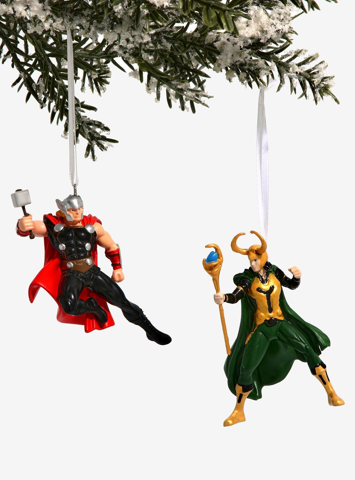 Hallmark Marvel Thor & Loki Ornament Set, , hi-res
