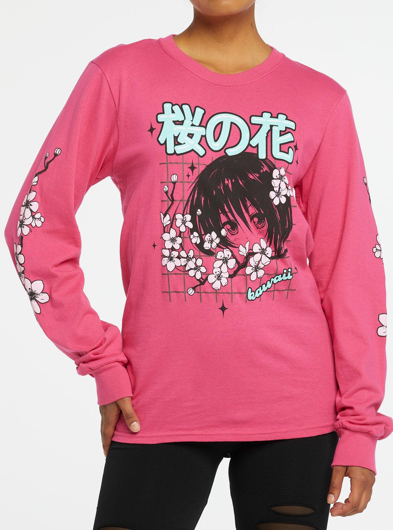 Sakura Kawaii Girls Long-Sleeve T-Shirt, MULTI, hi-res