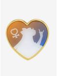 Sailor Moon Sailor Venus Heart Silhouette Enamel Pin - BoxLunch Exclusive, , hi-res