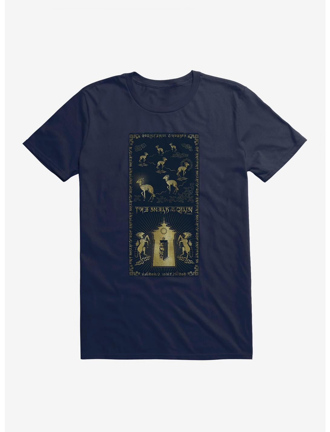 Fantastic Beasts: The Secrets Of Dumbledore Qilin Temple T-Shirt, MIDNIGHT NAVY, hi-res