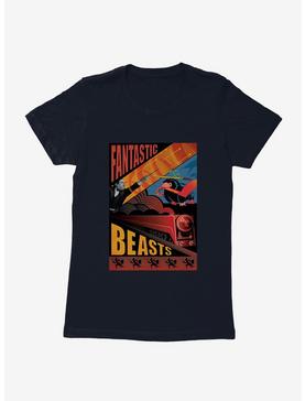 Fantastic Beasts: The Secrets Of Dumbledore Poster Womens T-Shirt, MIDNIGHT NAVY, hi-res