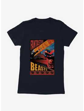 Fantastic Beasts: The Secrets Of Dumbledore Poster Womens T-Shirt, MIDNIGHT NAVY, hi-res