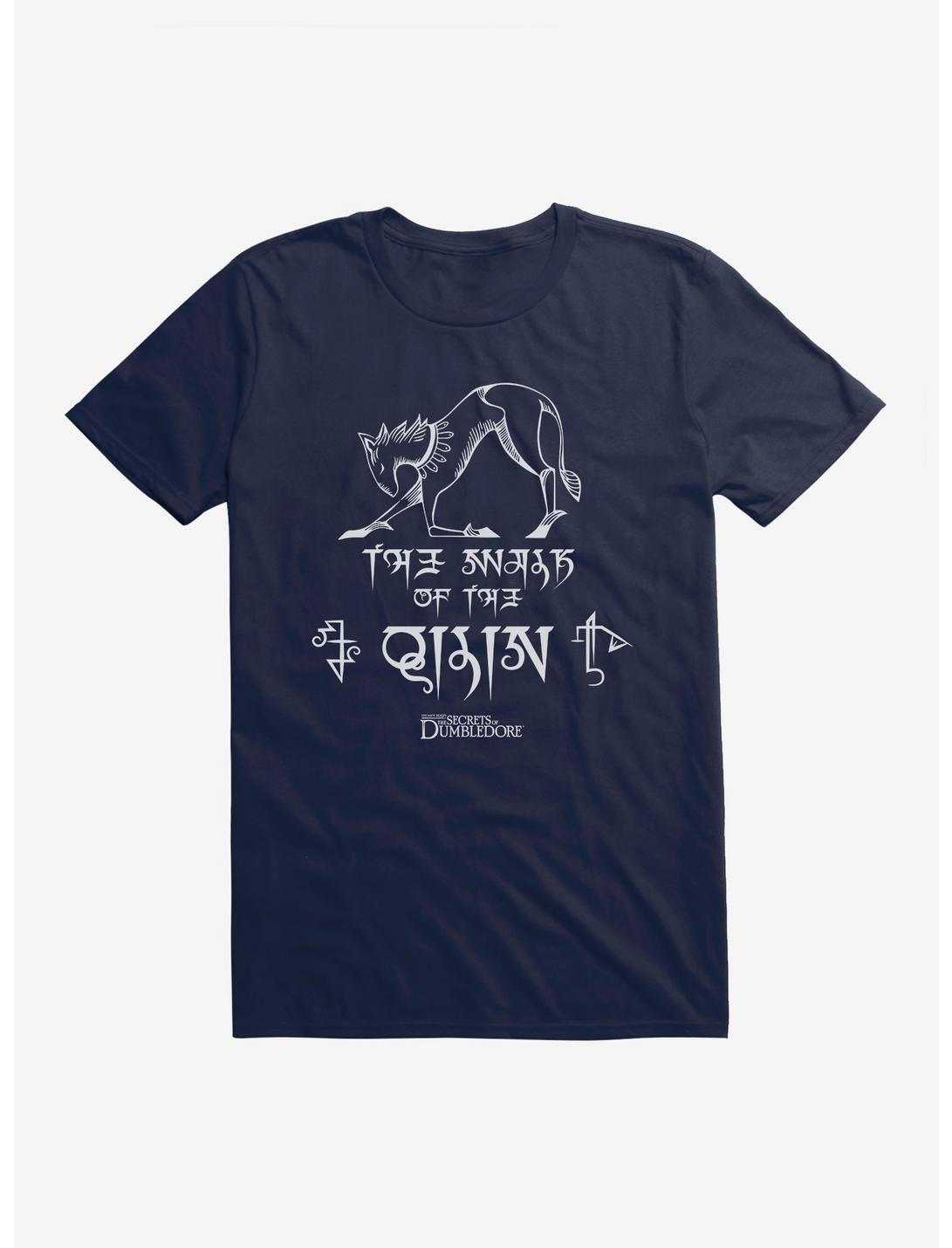 Fantastic Beasts: The Secrets Of Dumbledore Qilin Walk T-Shirt, MIDNIGHT NAVY, hi-res