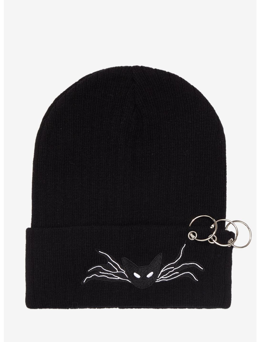 The Nightmare Before Christmas Pierced Beanie, , hi-res