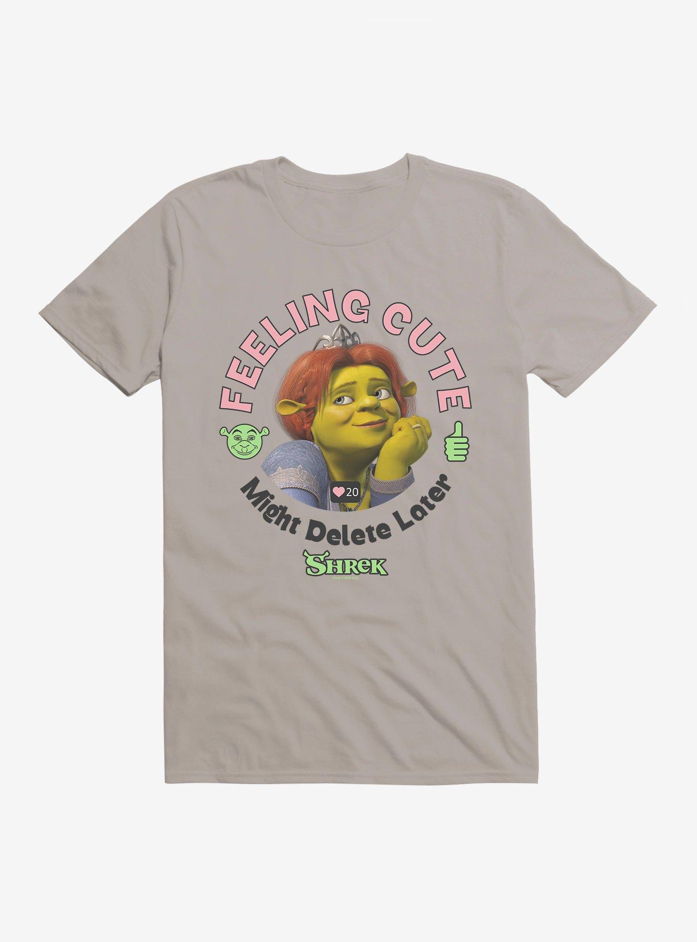 Shrek Fiona Feeling Cute T-Shirt, LIGHT GREY, hi-res