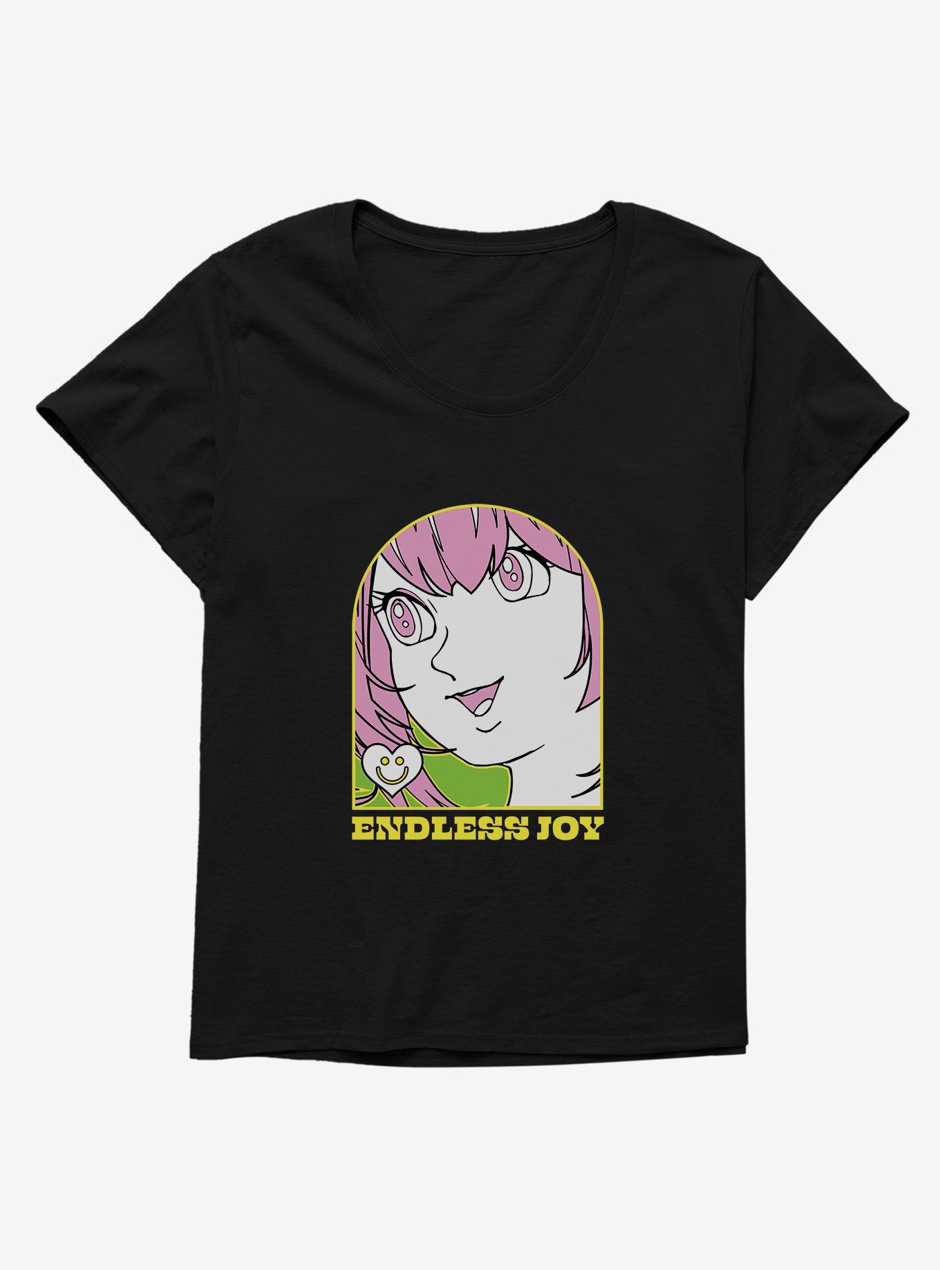 Anime Girl Endless Joy Girls T-Shirt Plus Size, , hi-res