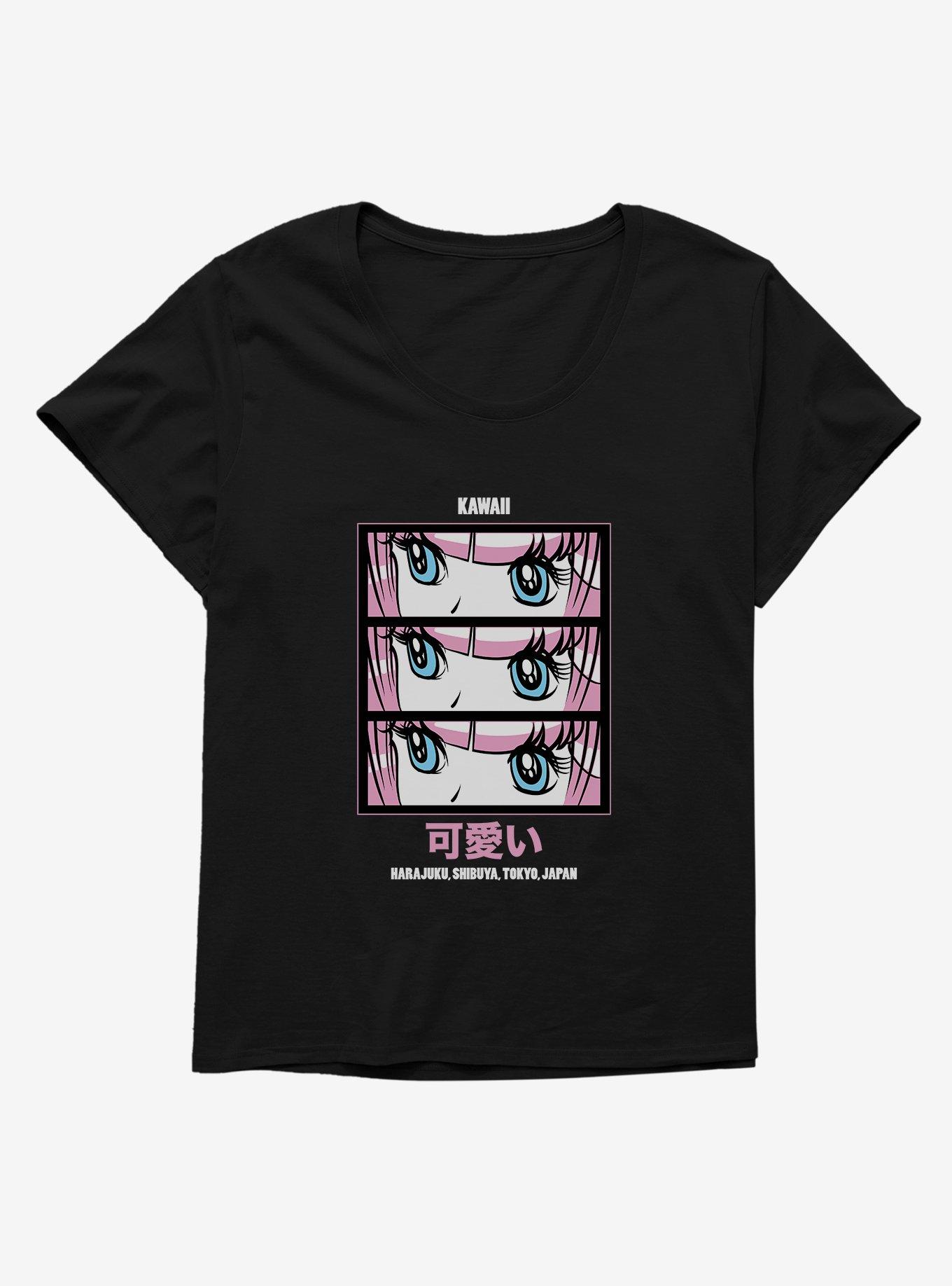 Anime Girl Kawaii Girls T-Shirt Plus