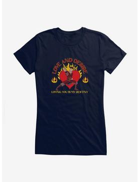 Avatar: The Last Airbender Love And Desire Girls T-Shirt, NAVY, hi-res