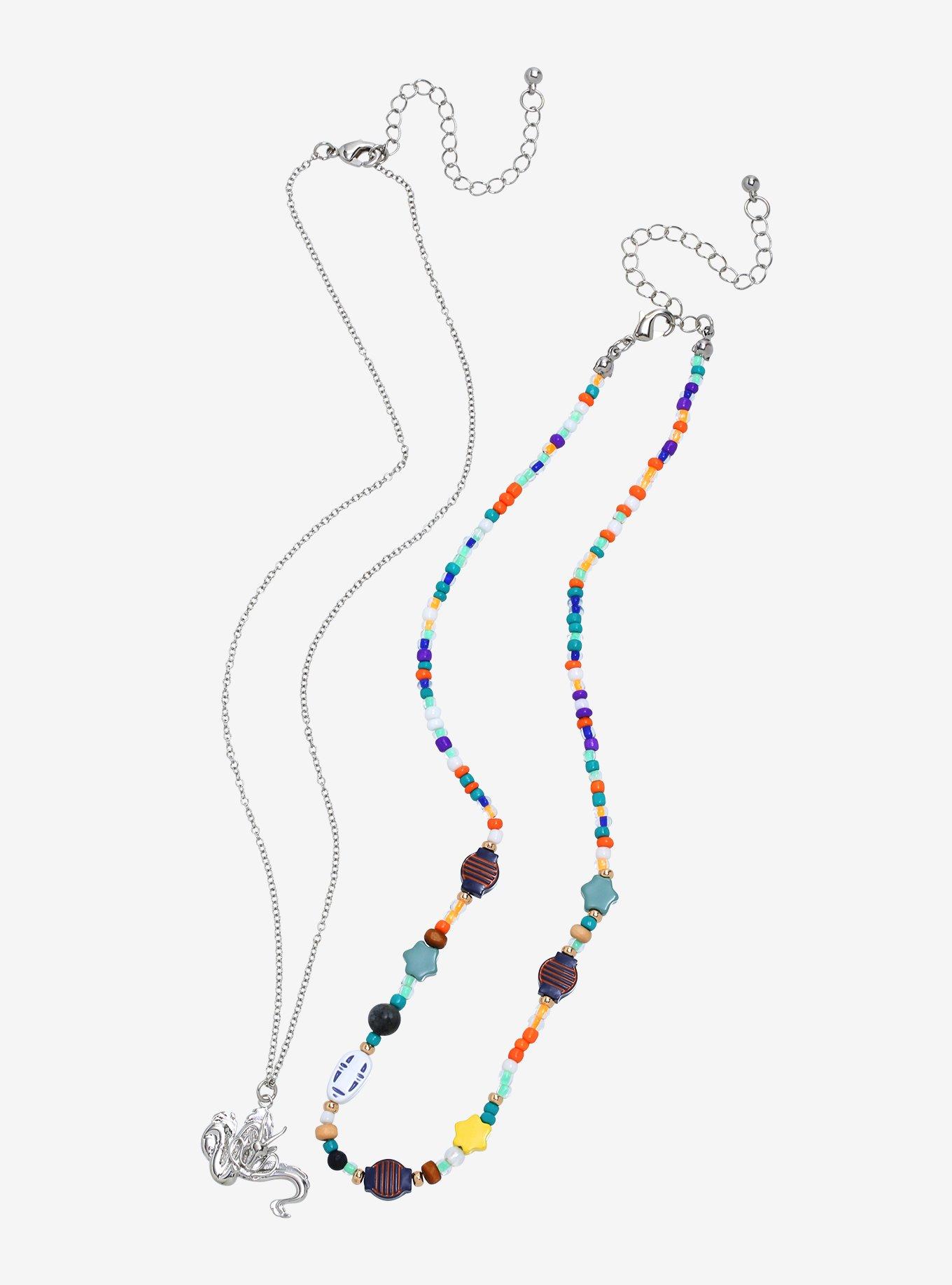 Studio Ghibli Spirited Away Haku Necklace Set - BoxLunch Exclusive , , hi-res