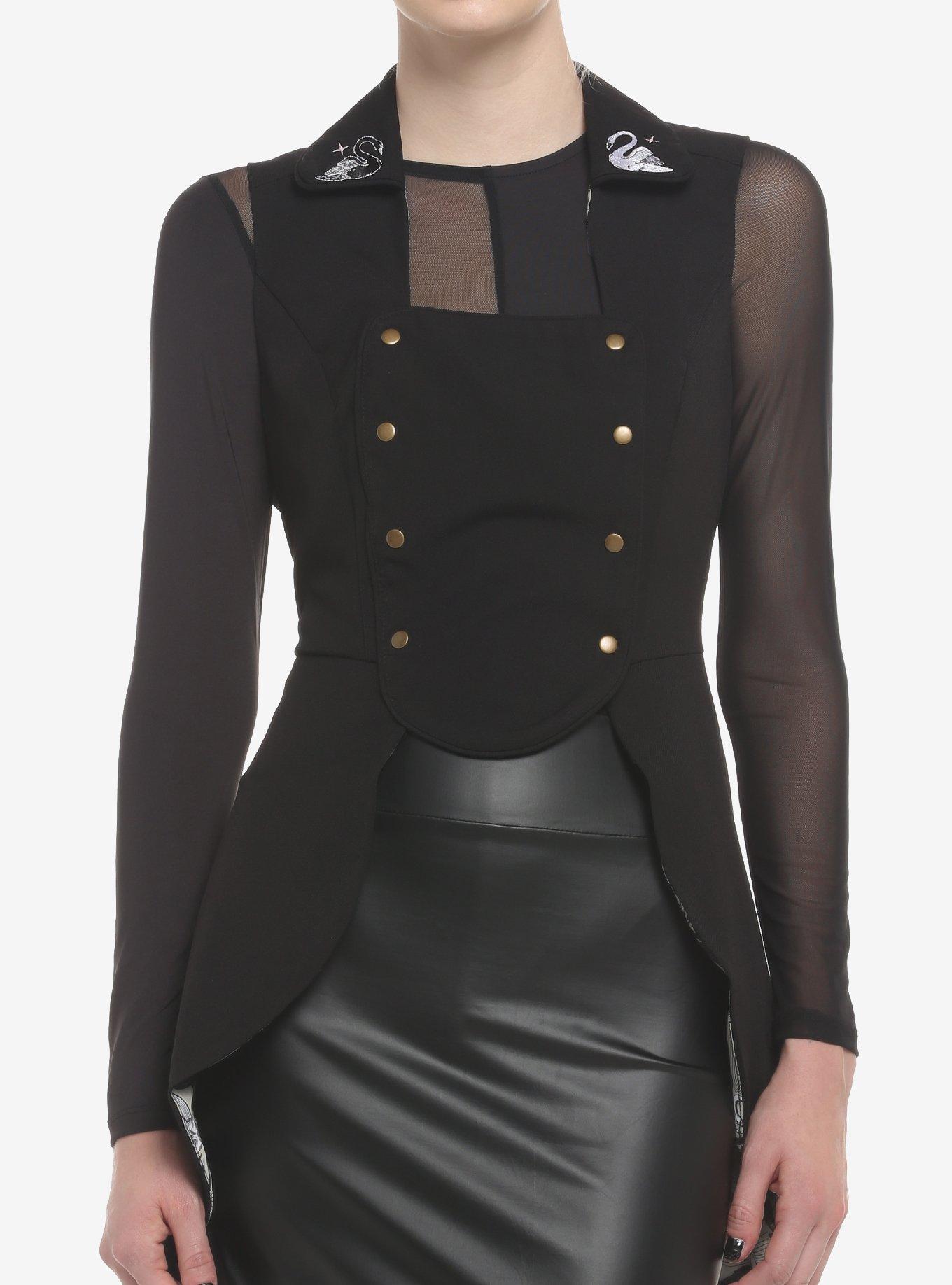 The School For Good And Evil Swan Girls Waistcoat Vest, MULTI, hi-res