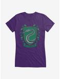 Harry Potter Slytherin Crest Girls T-Shirt, PURPLE, hi-res