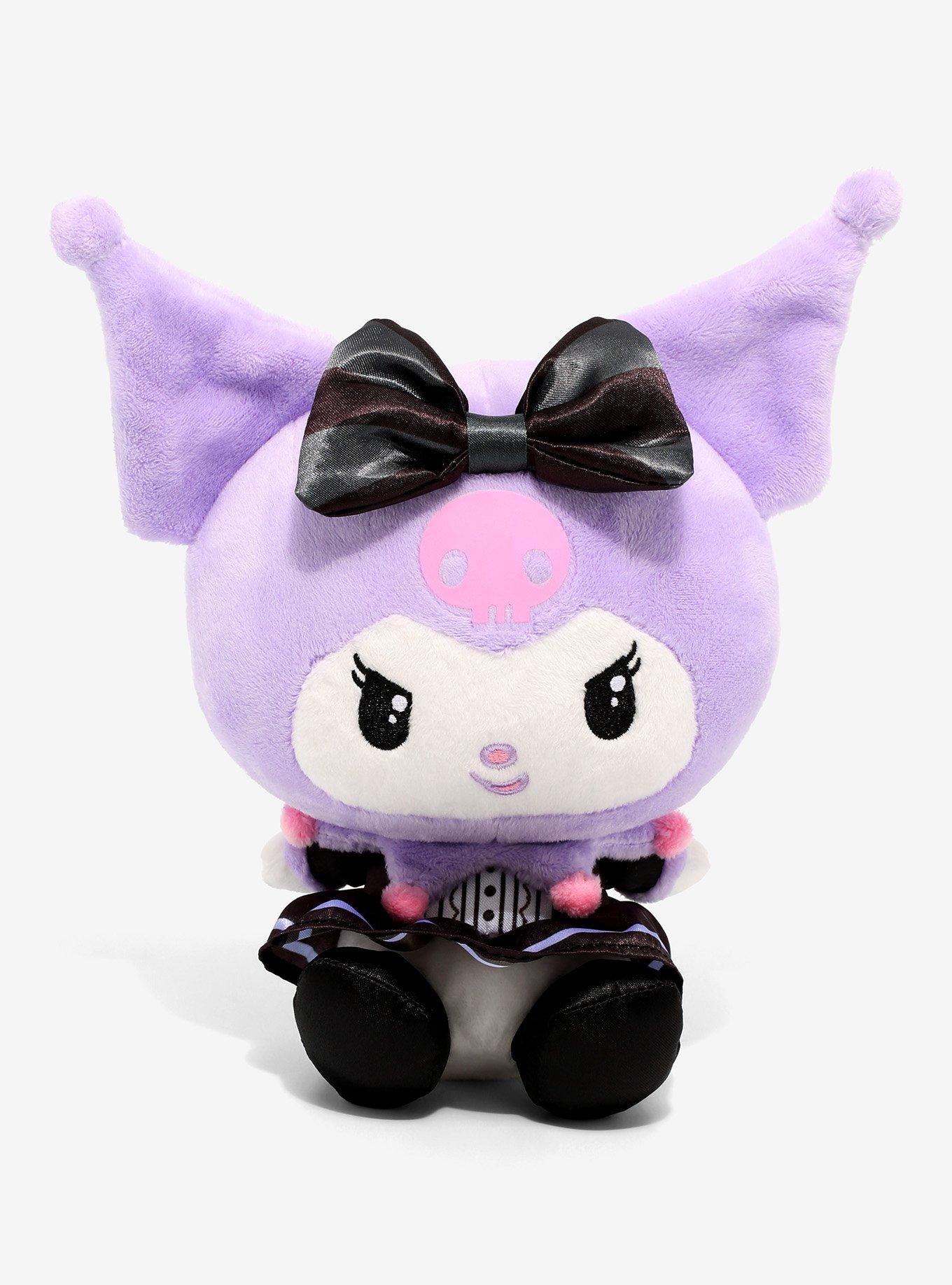 Get Your Quirky On with our Cute Gothic Rabbit Plush Toy - Perfect for Fans  of Alternative Style and Dark Aesthetics - 10 Inches of Soft, Adorable