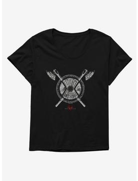 Vikings: Valhalla Eriksdotter Shield Symbol Womens T-Shirt Plus Size, , hi-res