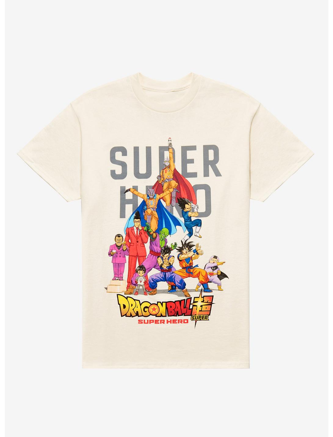 Dragon Ball Super: Super Hero Movie Group T-Shirt, GREY, hi-res