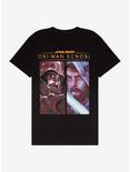 Star Wars Obi-Wan Kenobi Split Portrait T-Shirt, BLACK, hi-res