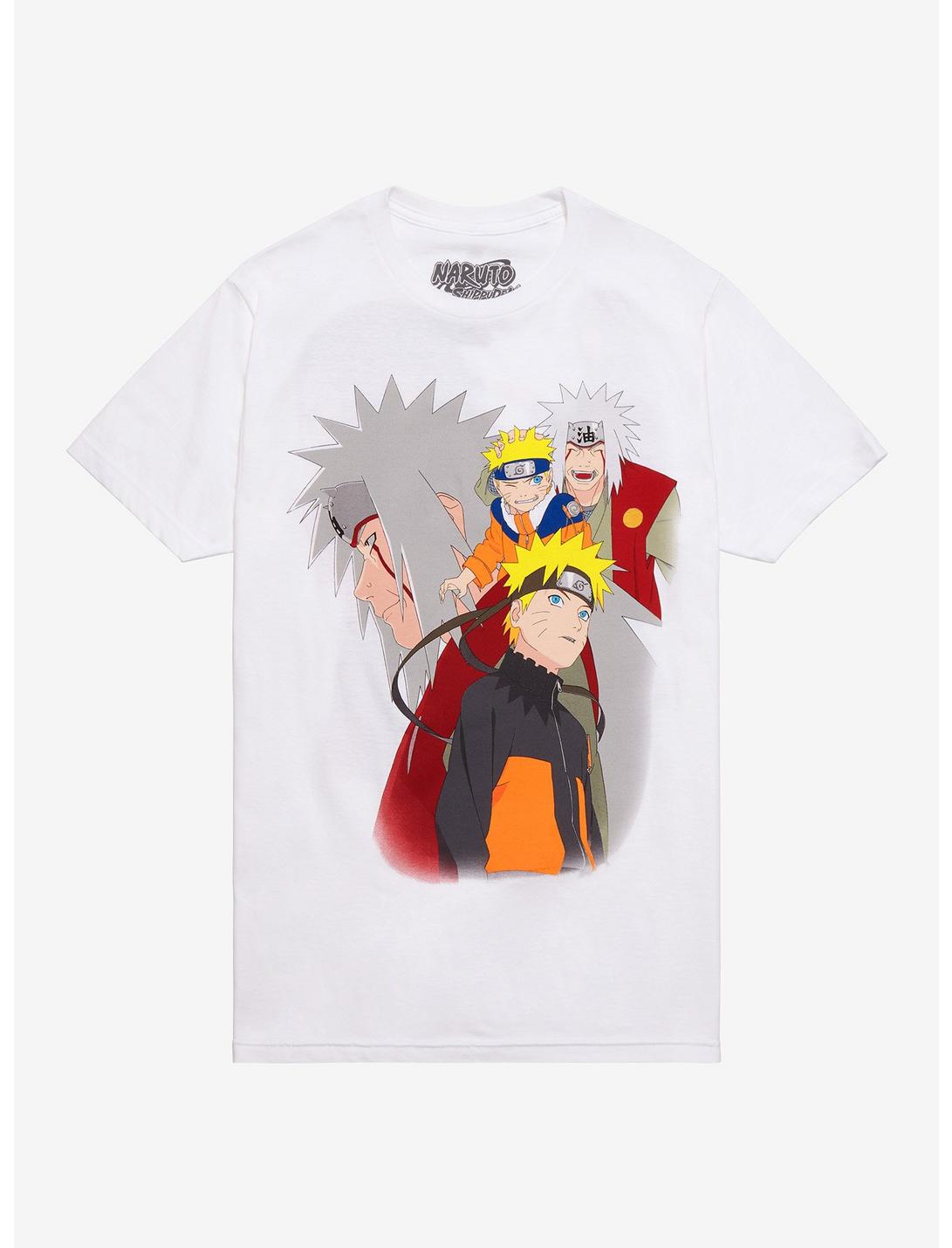 Naruto Shippuden Duo Collage T-Shirt, BLACK, hi-res