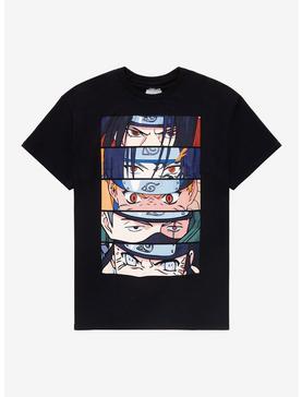 Naruto Group Stacked Eyes T-Shirt, , hi-res