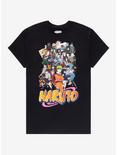 Naruto Classic Group Collage T-Shirt, BLACK, hi-res