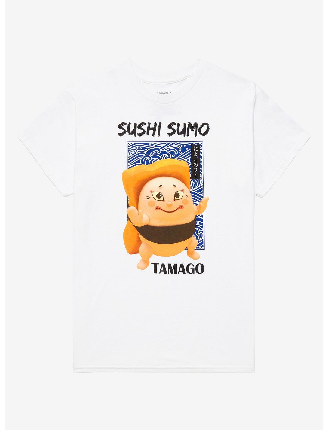 Sushi Sumo Tamago T-Shirt, BLACK, hi-res