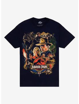 Jurassic Park Vintage Poster T-Shirt, , hi-res