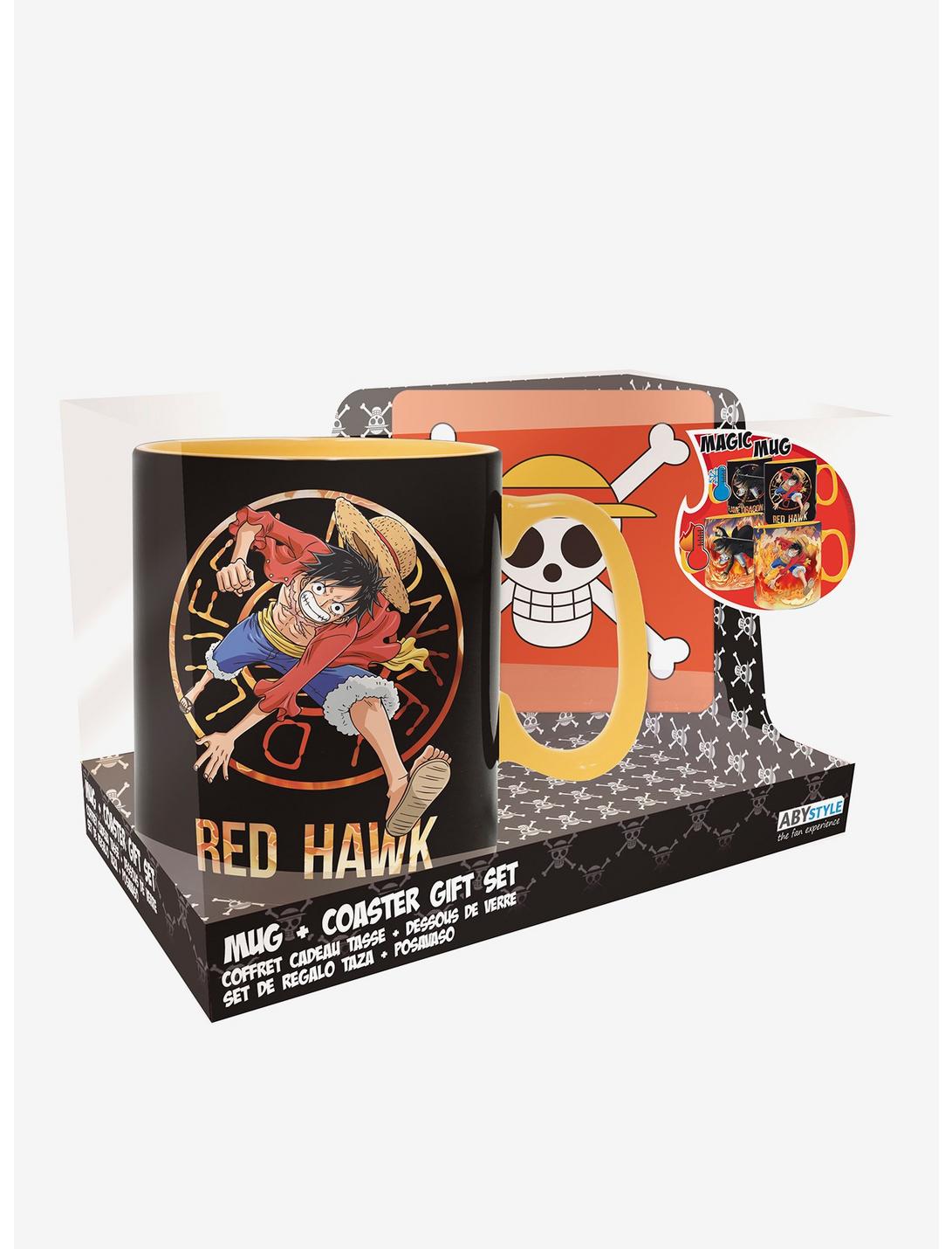 One Piece Luffy and Sabo Magic Mug and Coaster Gift Set, , hi-res