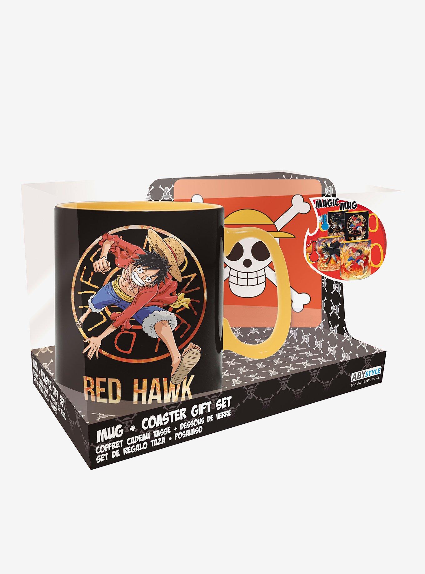 One Piece Luffy and Sabo Magic Mug and Coaster Gift Set, , hi-res