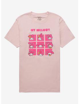 My Melody Emotions Boyfriend Fit Girls T-Shirt Plus Size, , hi-res