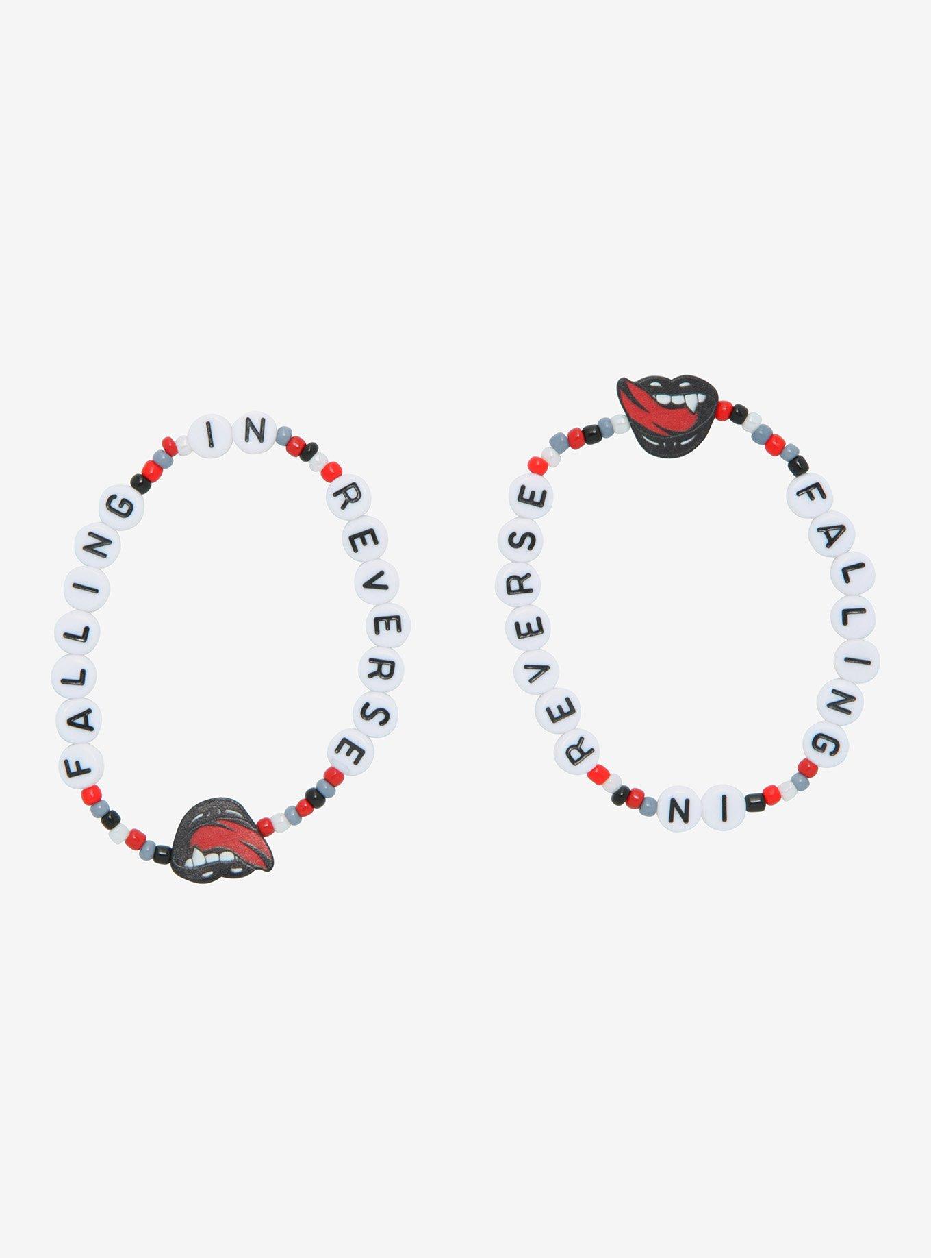 Falling In Reverse Best Friend Beaded Bracelet Set, , hi-res