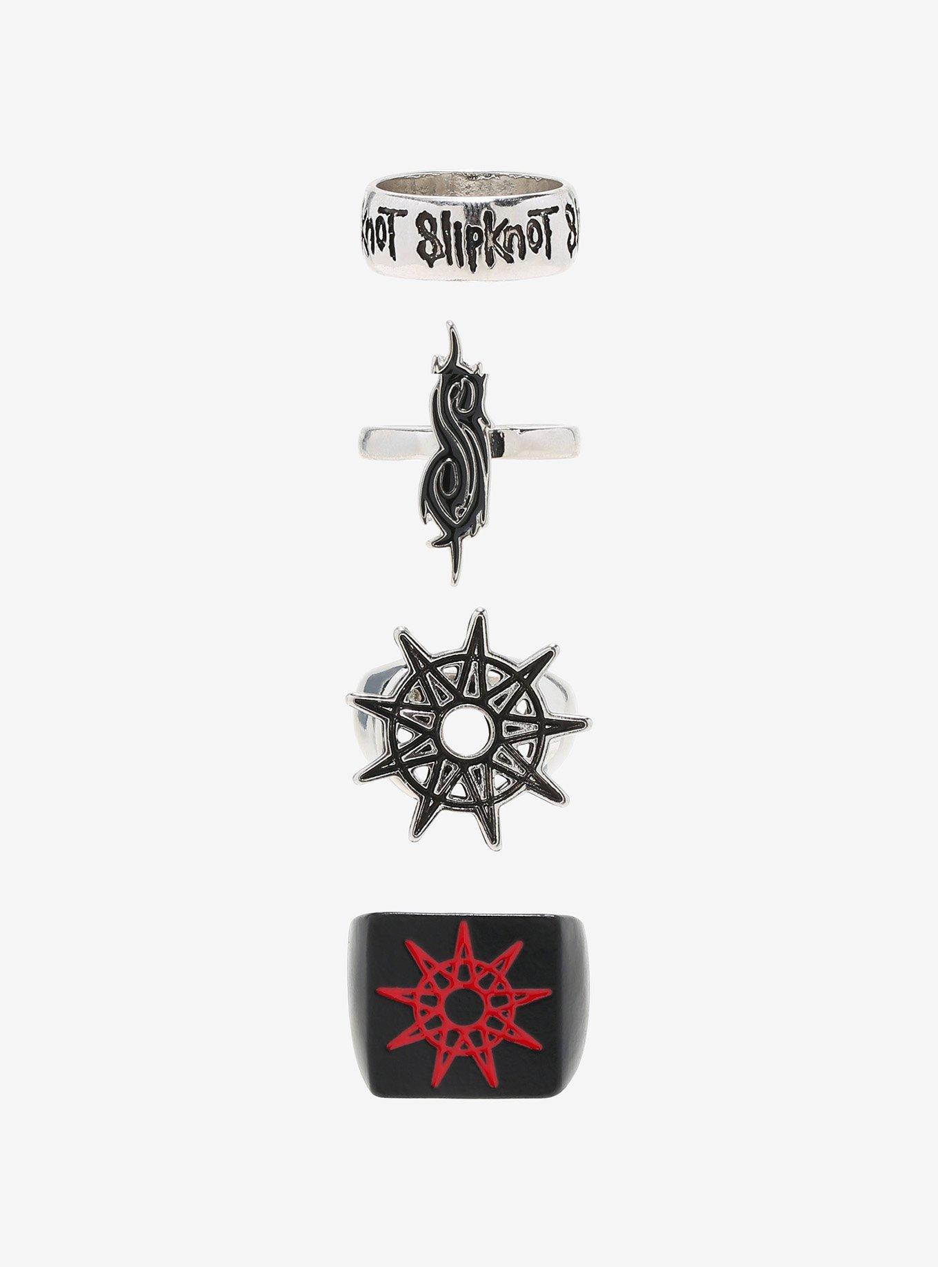 Slipknot Logo Ring Set, , hi-res