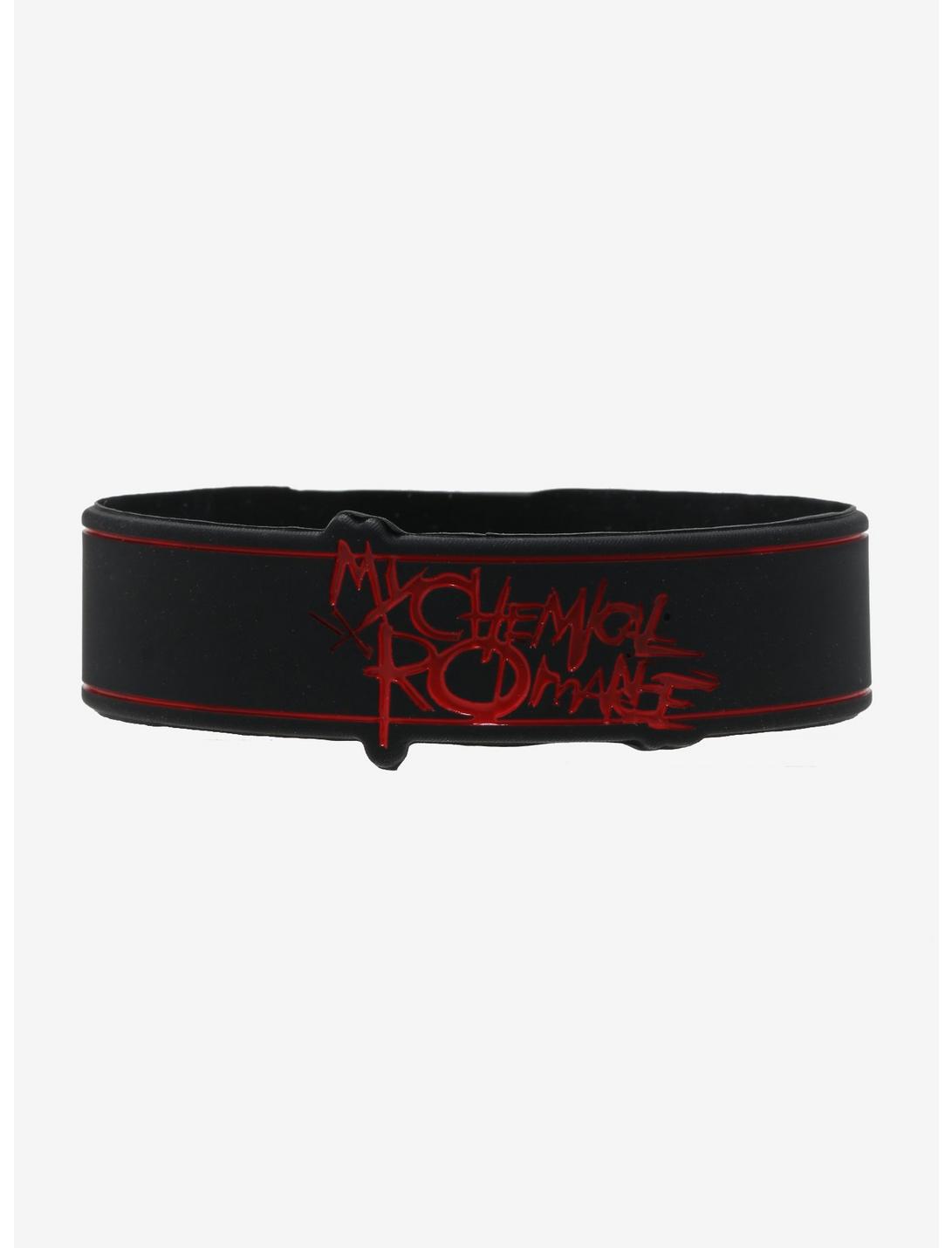 My Chemical Romance Red Logo Rubber Bracelet, , hi-res