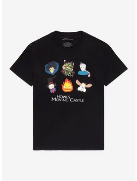Studio Ghibli Howl's Moving Castle Icons Boyfriend Fit Girls T-Shirt, , hi-res