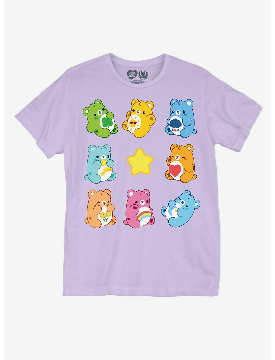 Care Bears X Bright Bat Design Grid Boyfriend Fit Girls T-Shirt, MULTI, hi-res