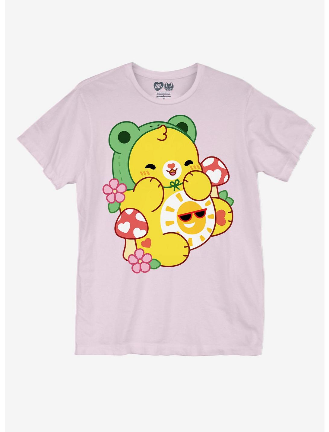 Care Bears X Bright Bat Design Cottage Funshine Bear Boyfriend Fit Girls T-Shirt, MULTI, hi-res