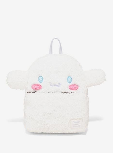 Sanrio bioworld Cinnamoroll fuzzy figural backpack Sanrio Cinnamoroll Faux Fur Fuzzy Cupcake Sweets Shoppe Mini  main image 4