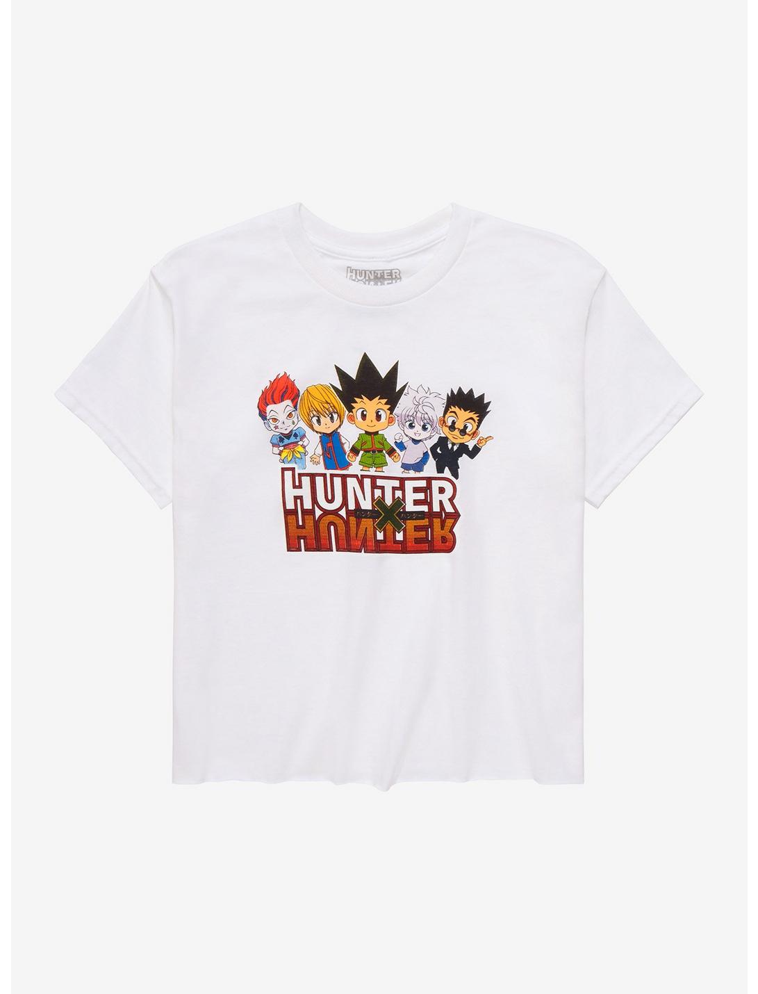 Hunter X Hunter Chibi Group Crop Girls T-Shirt, MULTI, hi-res