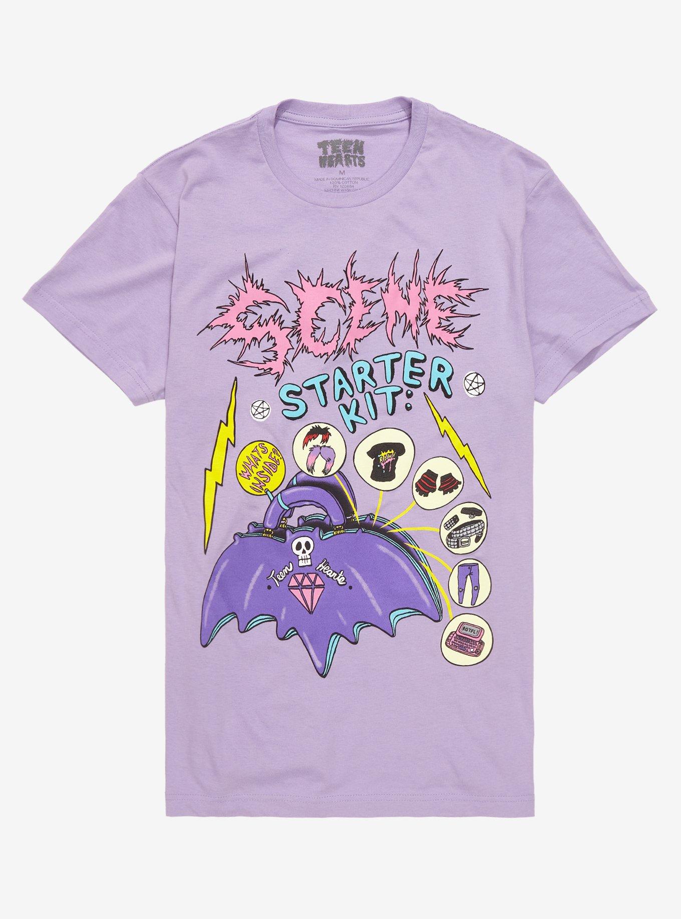 Teen Hearts Scene Starter Kit T-Shirt, LAVENDER, hi-res