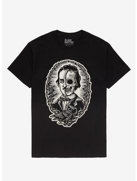 Edgar Allan Poe Split Portrait T-Shirt By Brian Reedy, , hi-res