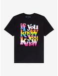 If You Know You Know T-Shirt, BLACK, hi-res