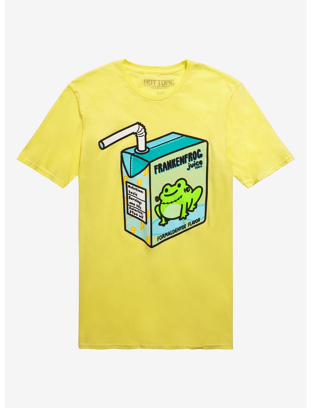 Frankenfrog Juice T-Shirt By SpookyDoodleClub, BLACK, hi-res