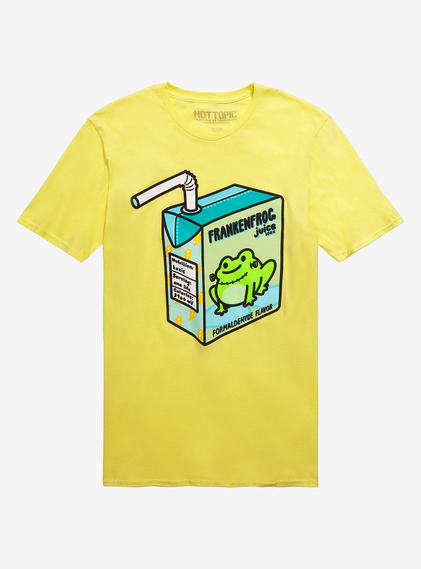Frankenfrog Juice T-Shirt By SpookyDoodleClub, BLACK, hi-res