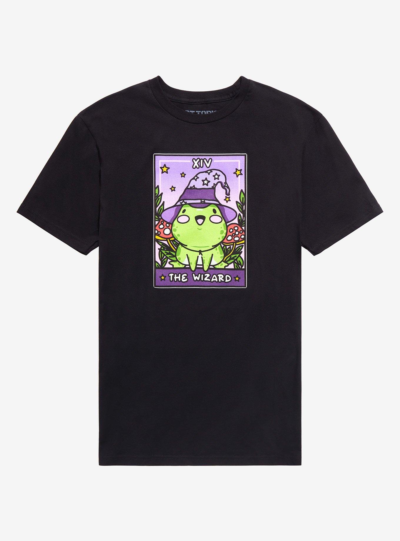The Wizard Frog Tarot Card T-Shirt