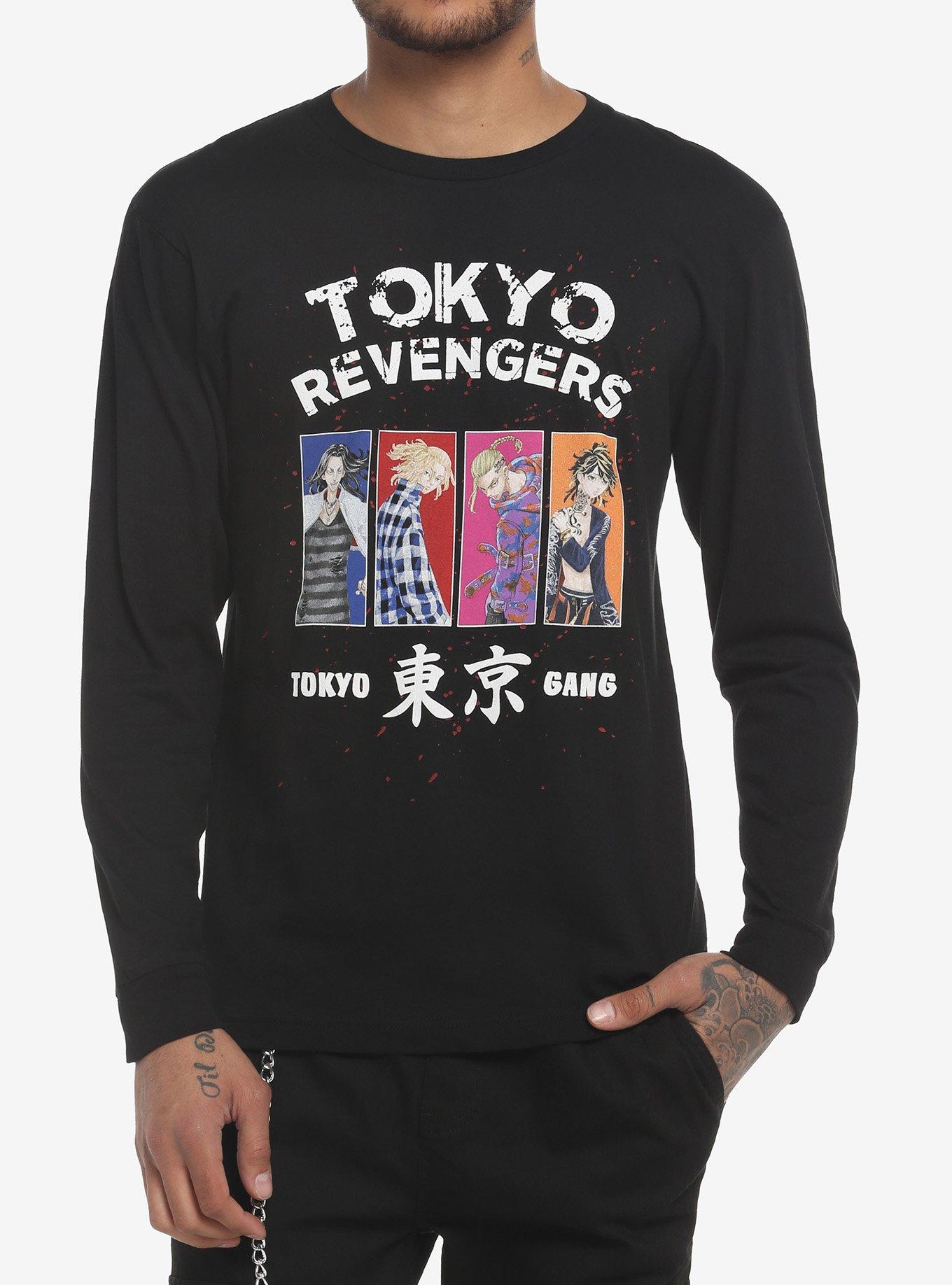 Tokyo Revengers Tokyo Manji Gang Long-Sleeve T-Shirt, BLACK, hi-res