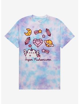 Pusheen Unicorn Tie-Dye Boyfriend Fit Girls T-Shirt, , hi-res