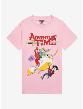 Adventure Time Fionna & Cake Group Boyfriend Fit Girls T-Shirt, , hi-res