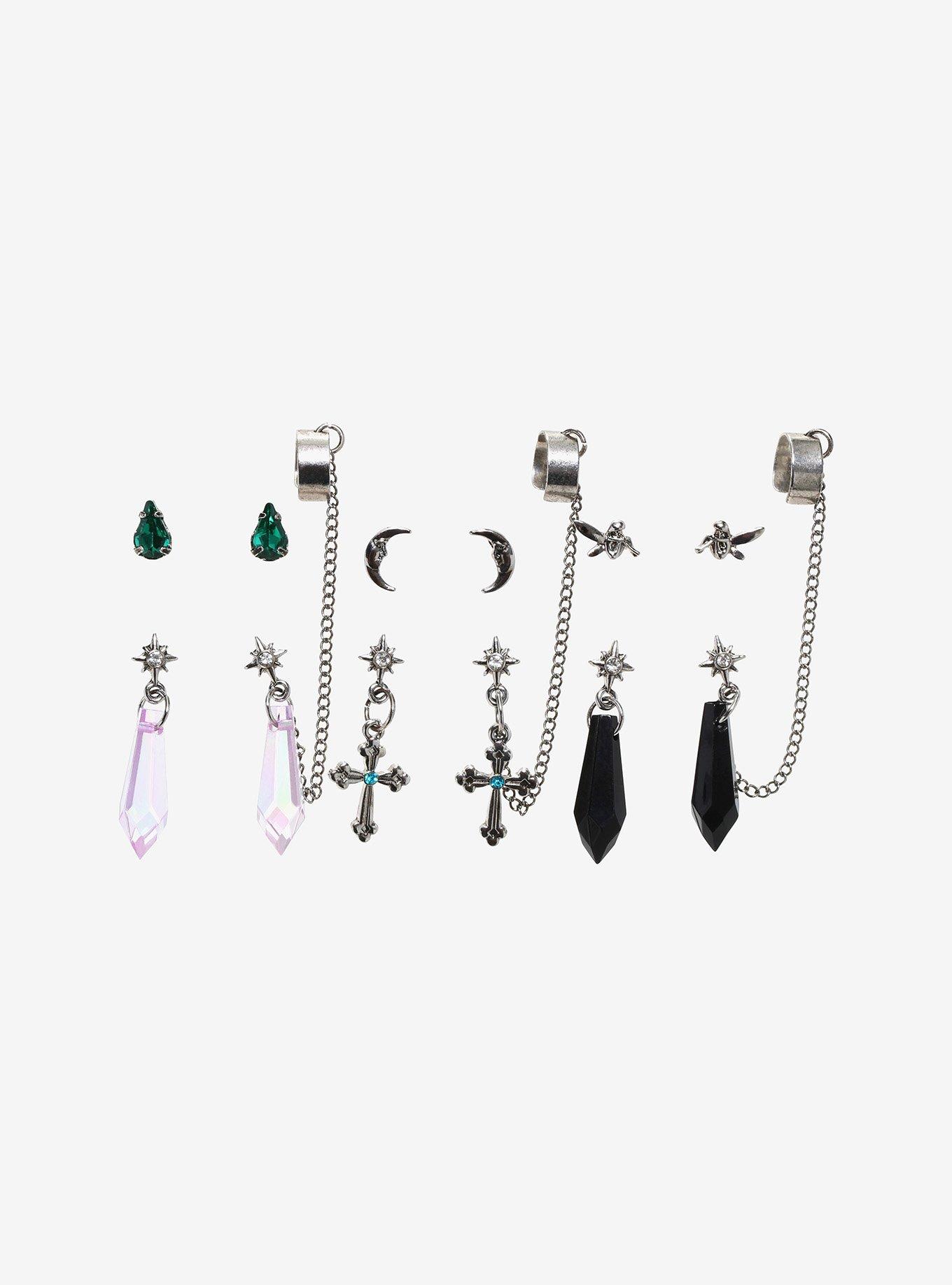 Cross earrings deals hot topic