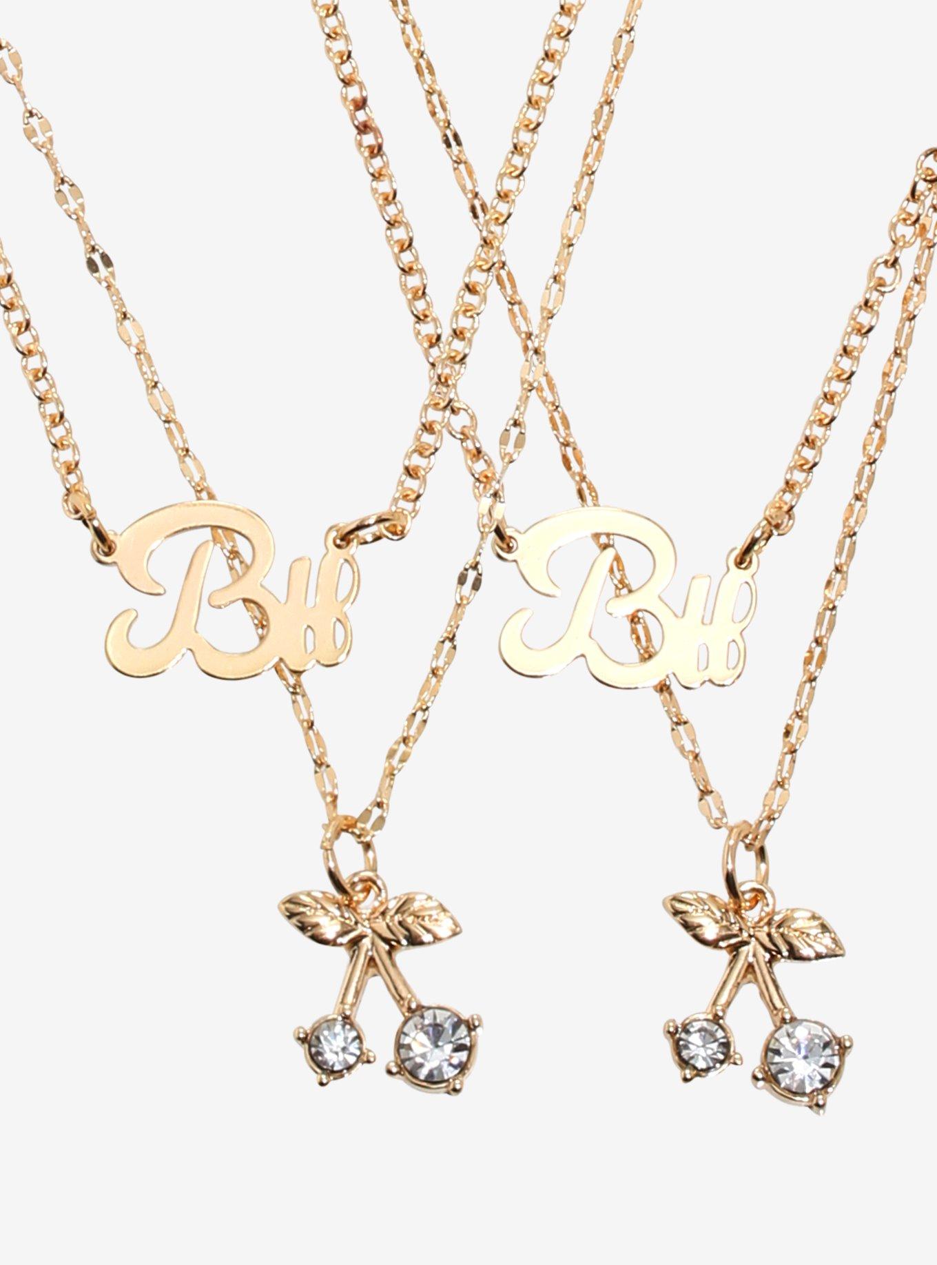 BFF Cherry Best Friend Necklace Set, , hi-res